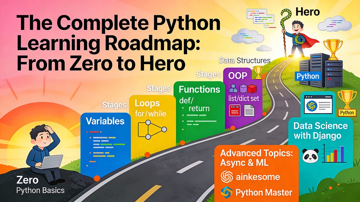The Complete Python Learning Roadmap: From Zero to Hero | by ...