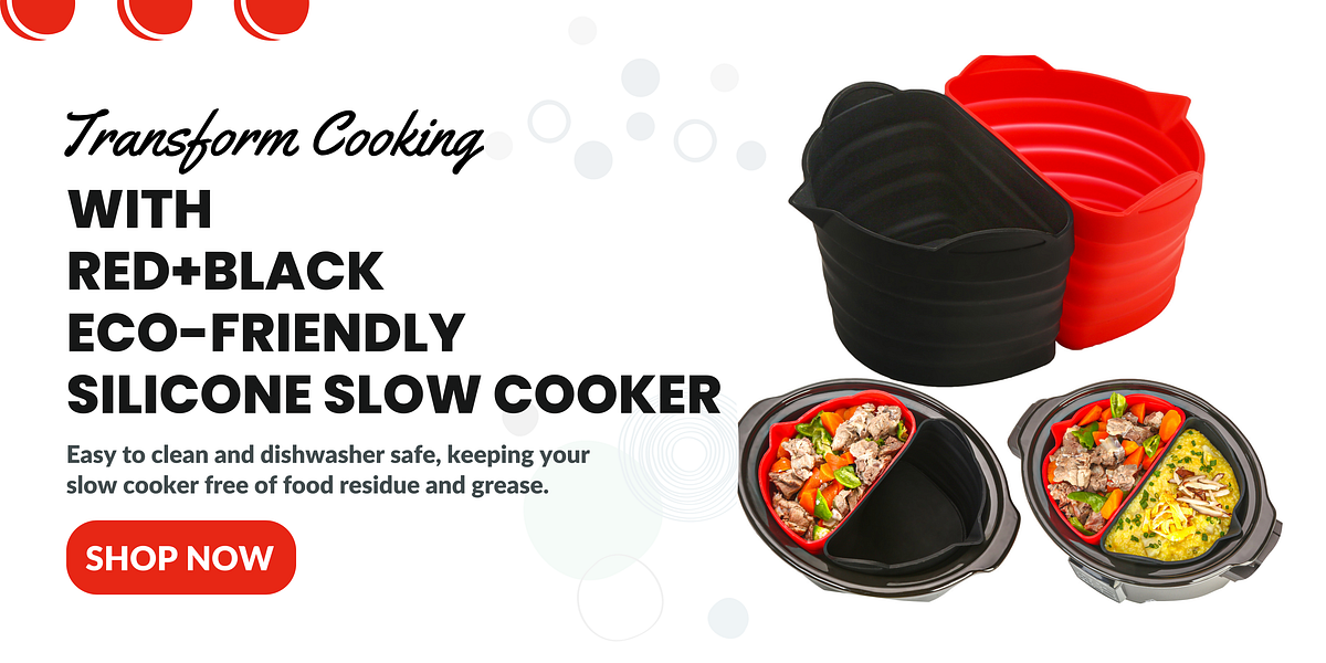 Innovative Silicone Slow Cooker Divider Charlotte Medium