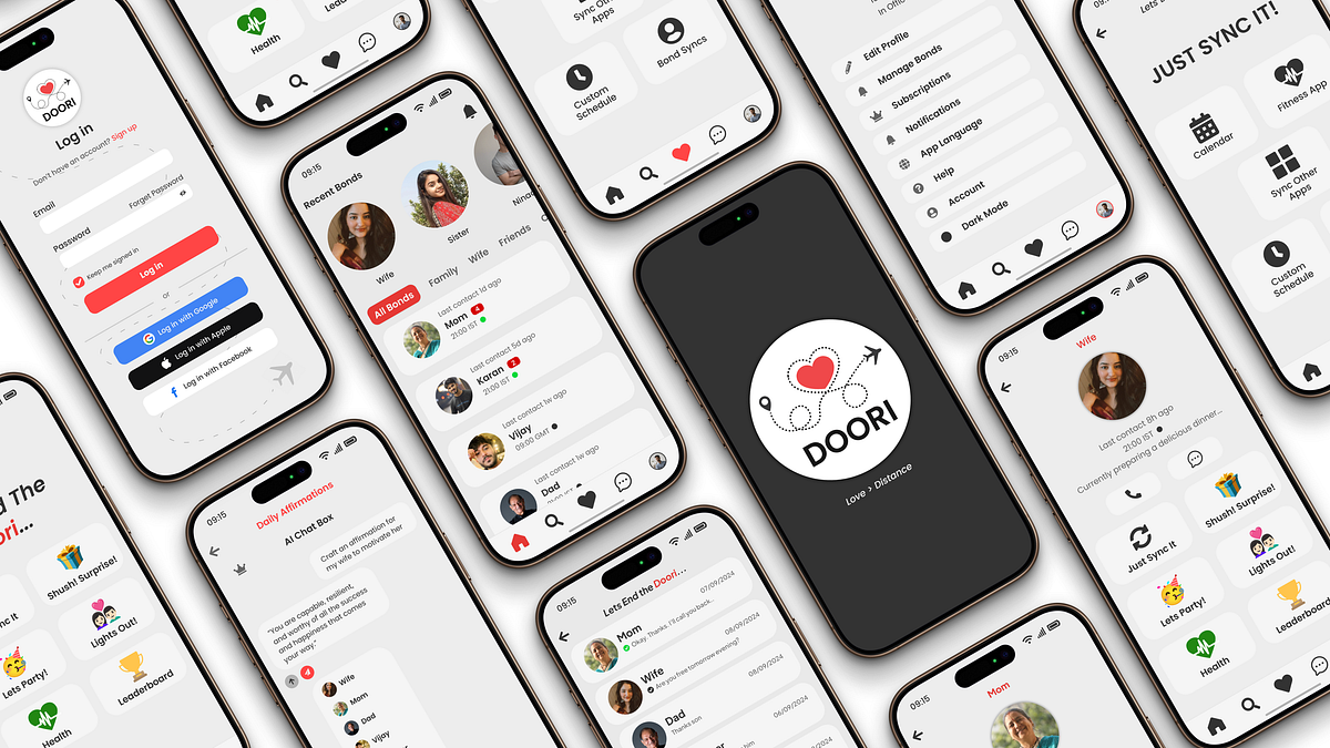 UI/UX Case Study: Doori (distance) — An App for Maintaining Long ...