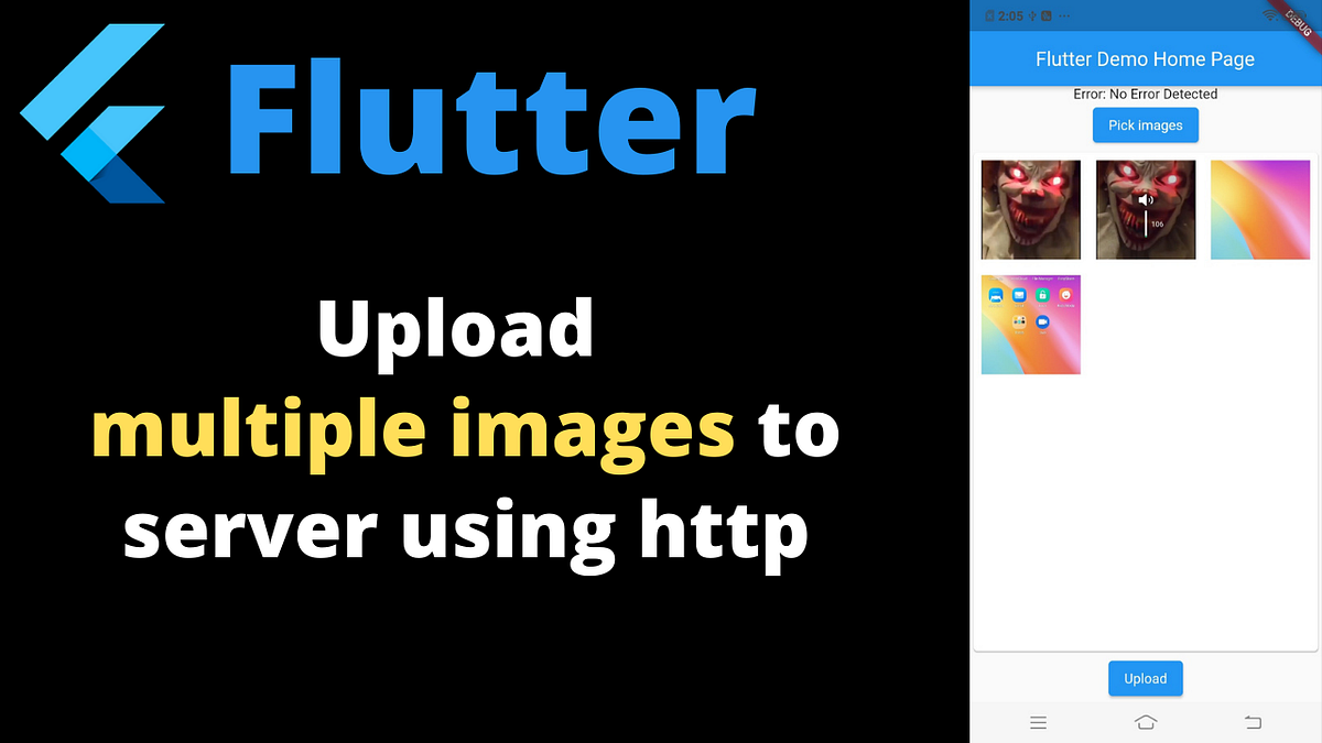 How to upload multiple images to server in flutter by using http ...