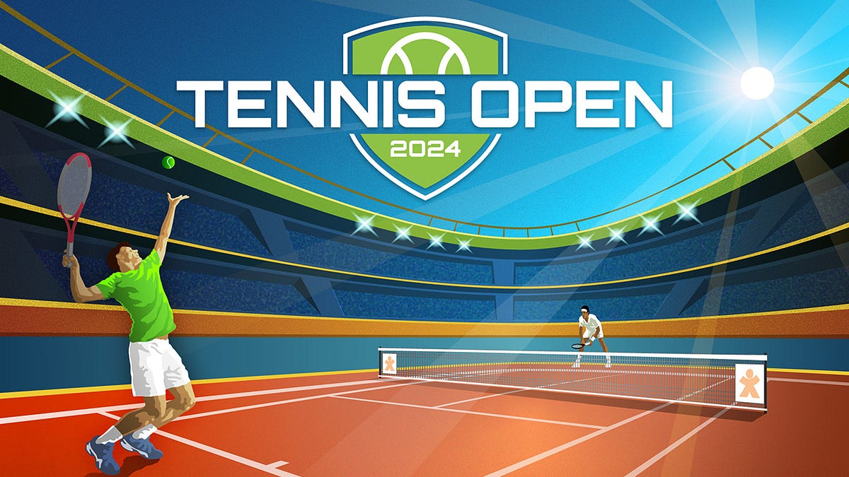 Tennis Open 2024. PLAY NOW! by Arlina Design Medium