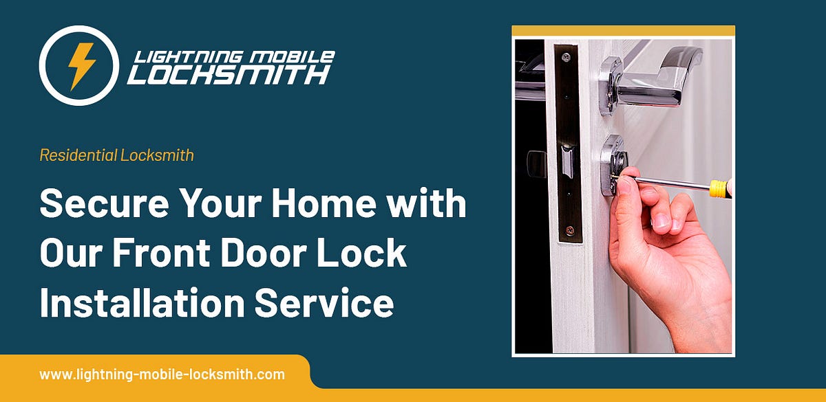 Secure your home with our front door lock installation service Lightning Mobile Locksmith Medium