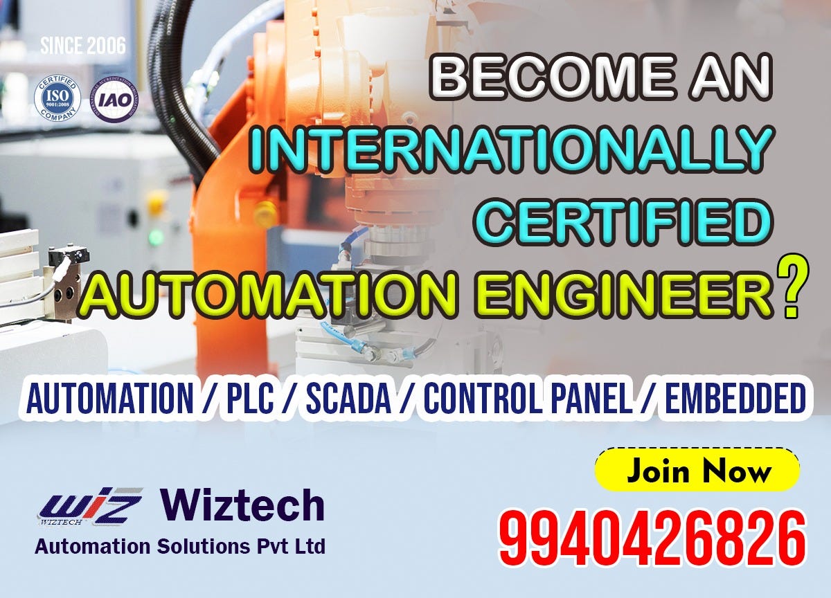 BEST AUTOMATION TRAINING IN CHENNAI - EMBEDDED TRAINING|PLC TRAINING ...