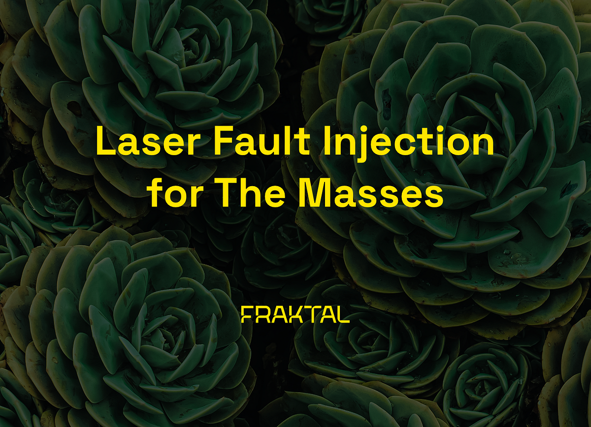 Laser Fault Injection for The Masses