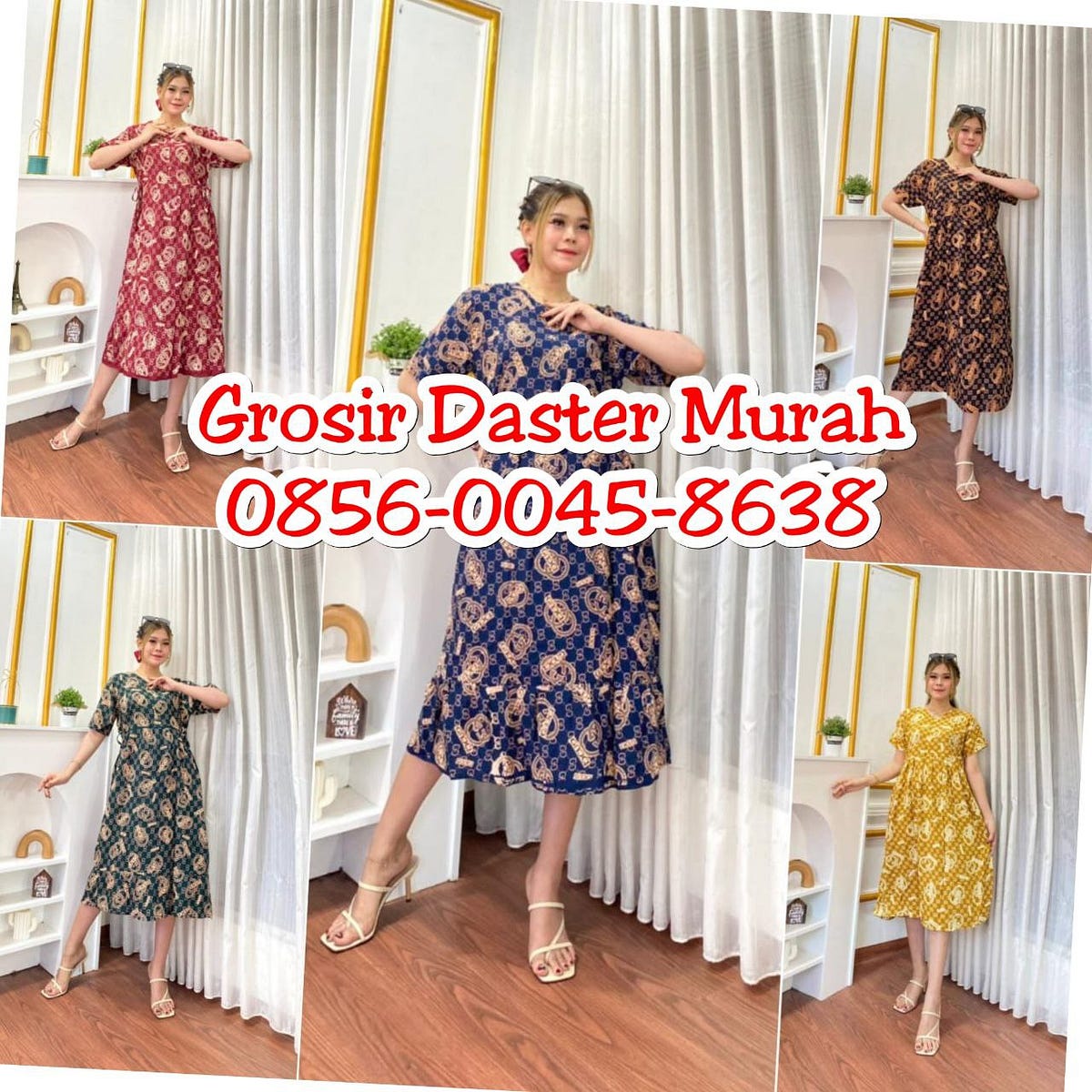 shakila promo termurah daster payung wulan pekalongan best seller bayar ditempat