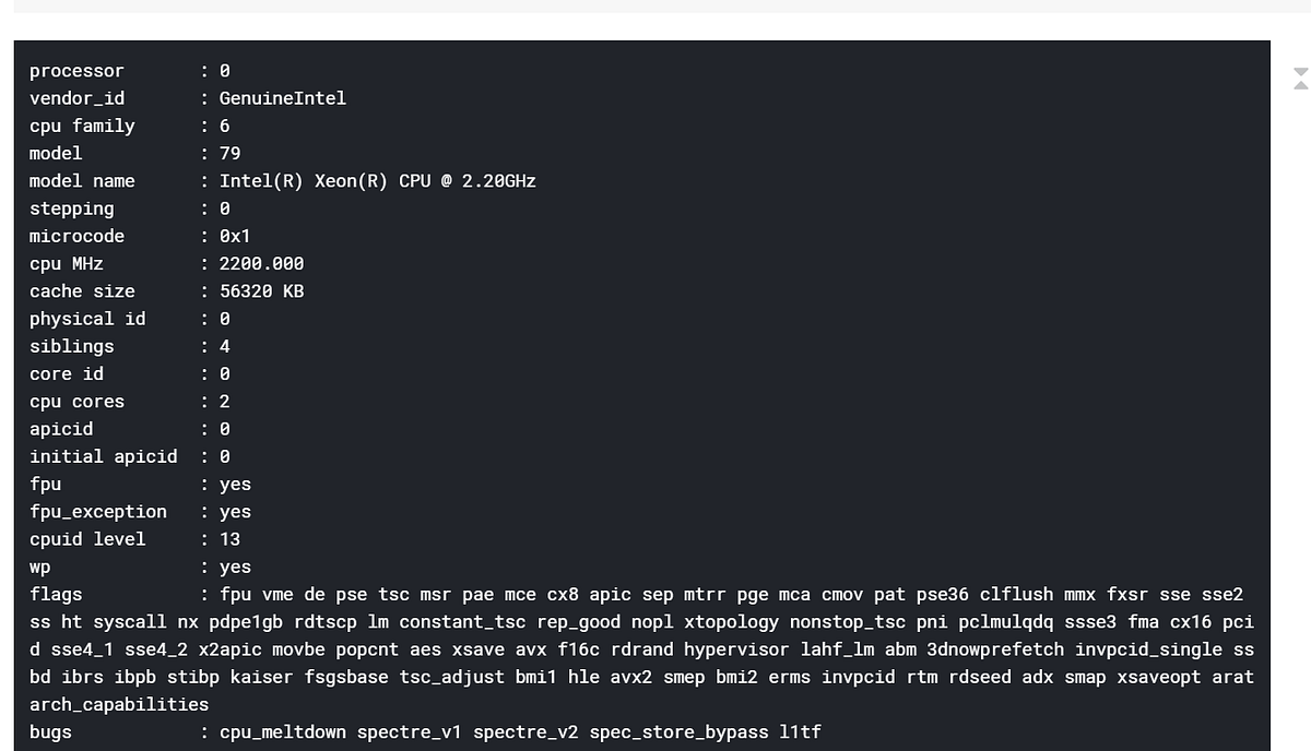 Hardware exploration on Google Colab and Kaggle platforms by Privalov Vladimir Medium