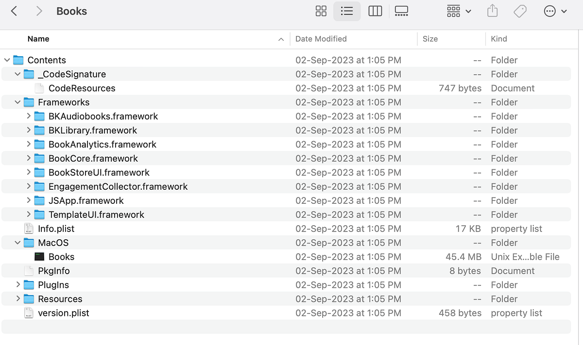 macOS thick client pentest mindmap