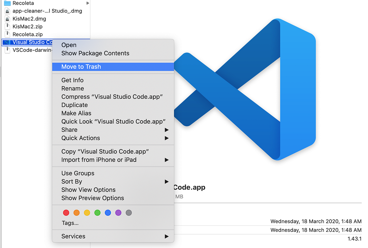 How to uninstall/remove vscode (Mac) 2020 | by Jose Luis Pulgarín | Medium