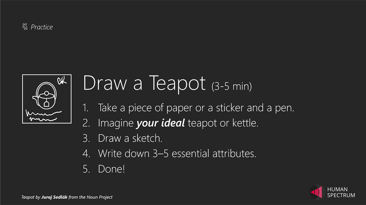 “Draw a Teapot” How a simple exercise gave me new insights on human