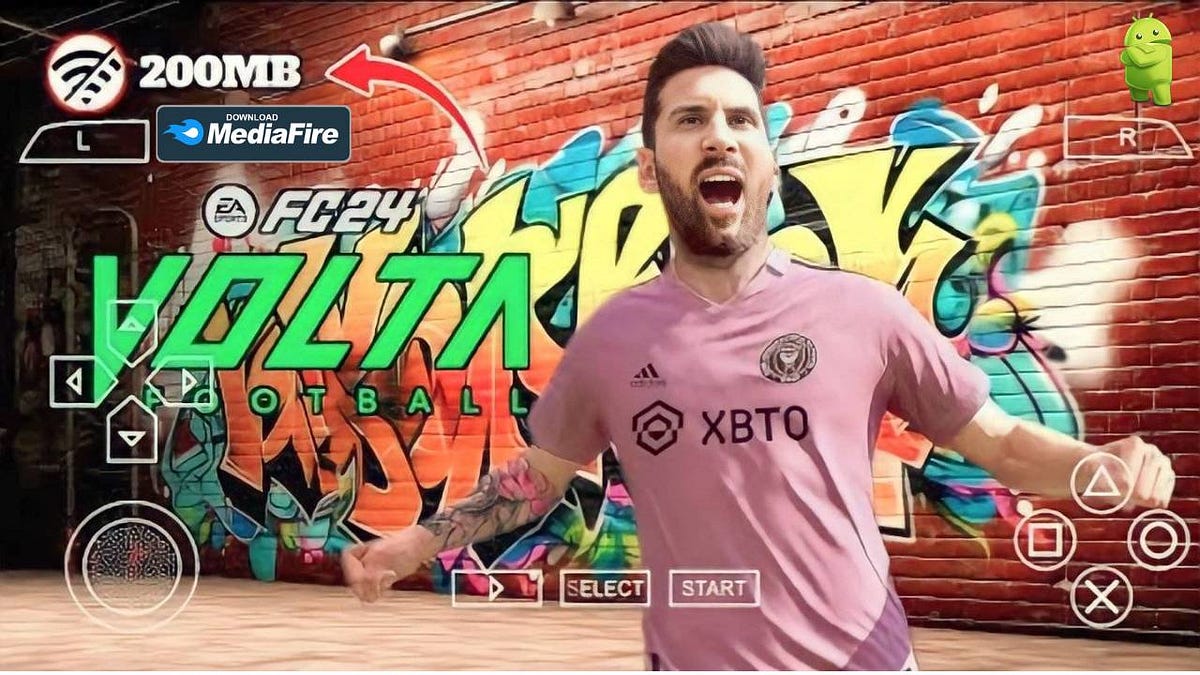FC 24 Volta PPSSPP [FIFA 2024] Fifa Street 2 PSP Gameplay Download by