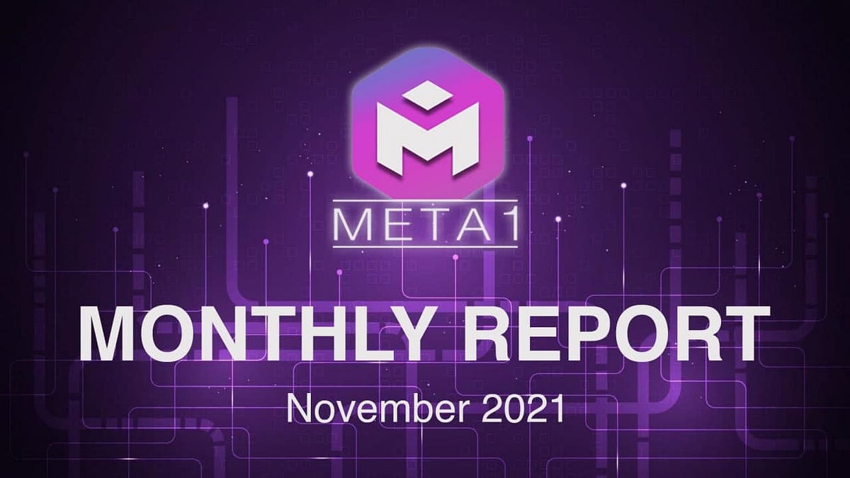 Meta1 Monthly Report: November 2021 | by Meta 1 | Medium