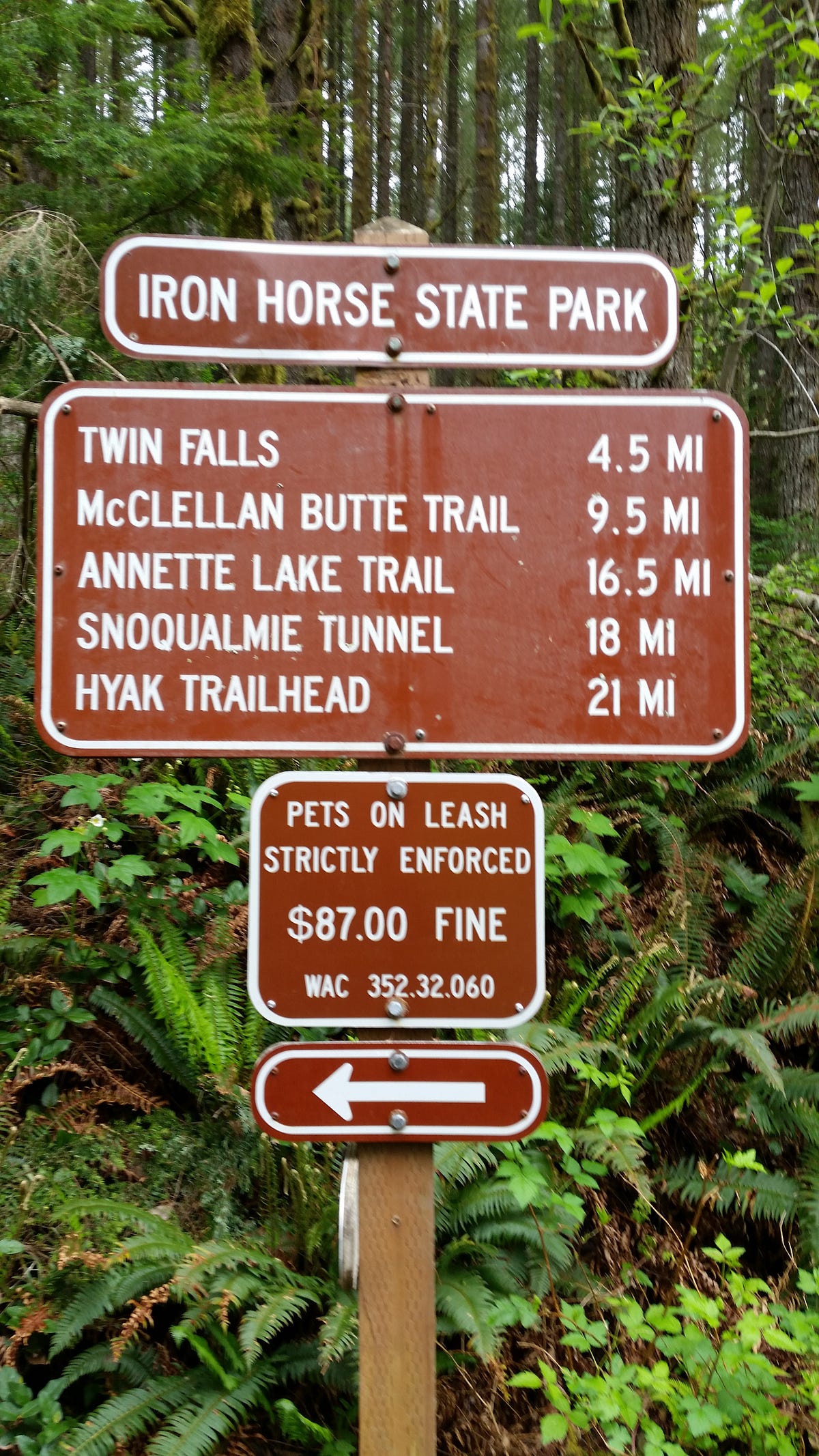 John Wayne Pioneer Trail, Washington. 16-May, 2015.  by Patrick 