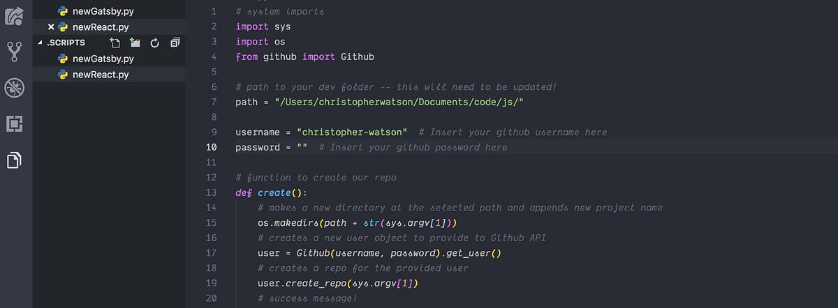 Automating your Development Process with Fish shell & Python | by ...