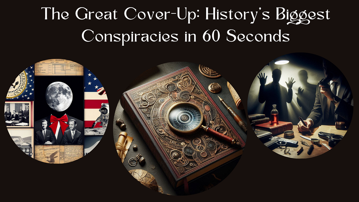 The Great CoverUp History’s Biggest Conspiracies in 60 Seconds