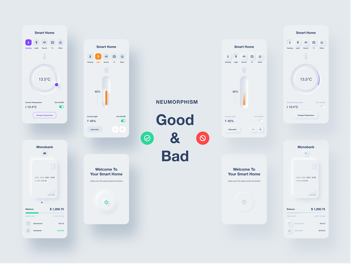 Neumorphism on the right track. How to implement new trend in your ...