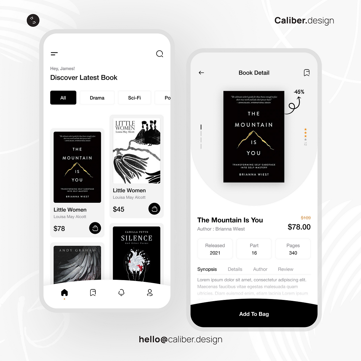 Book Shop App. A book shop app is a mobile application… by Caliber