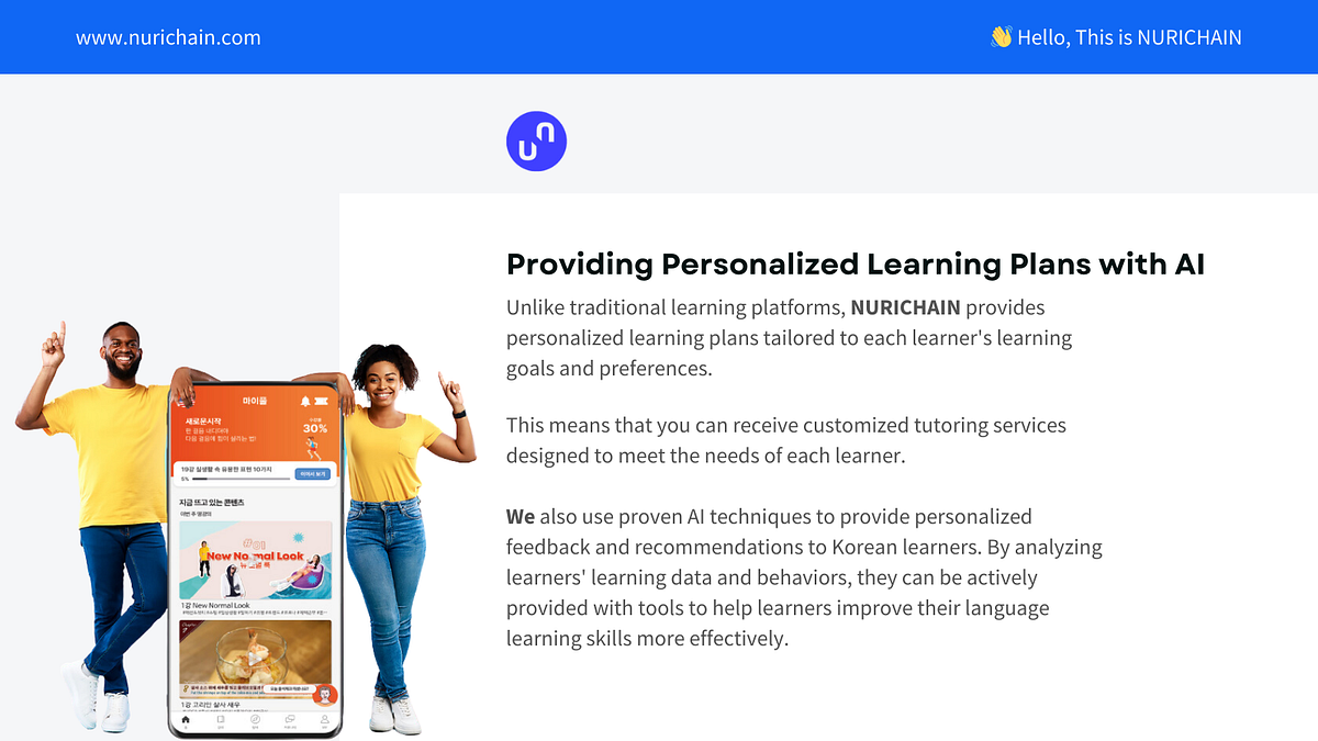 Providing Personalized Learning Plans with AI - NURICHAIN - Medium
