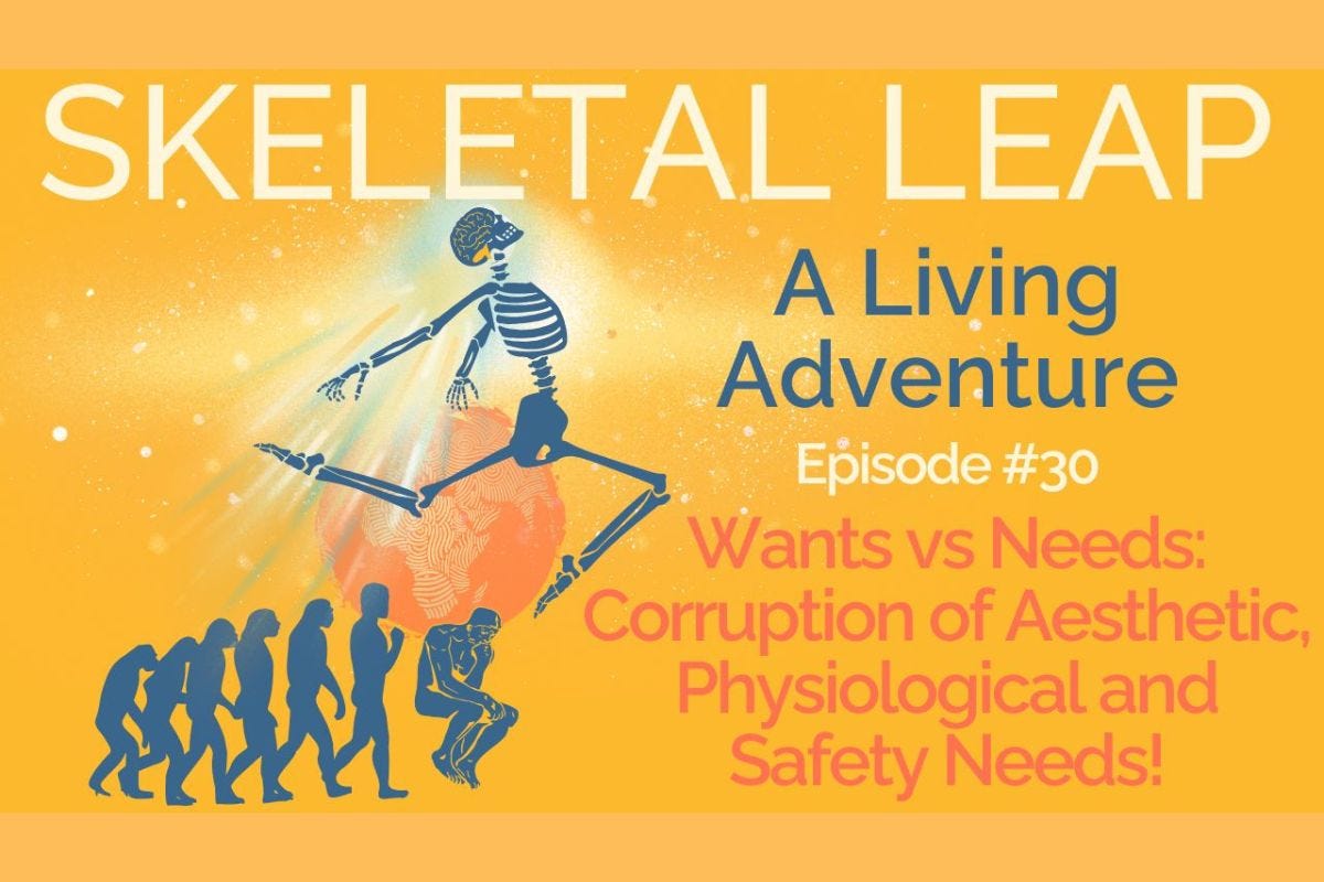 Wants vs Needs: Corruption of Aesthetic, Physiological and Safety Needs!
