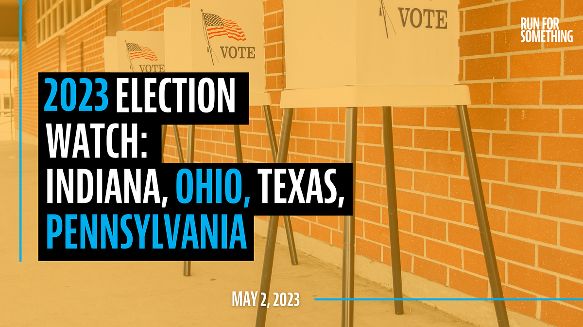 2023 Election Watch INDIANA, OHIO, PENNSYLVANIA, TEXAS by Run for