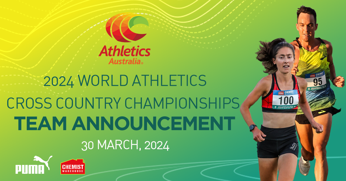 •LIVE• AUSTRALIAN TEAM CONFIRMED FOR 2024 WORLD ATHLETICS CROSS COUNTRY