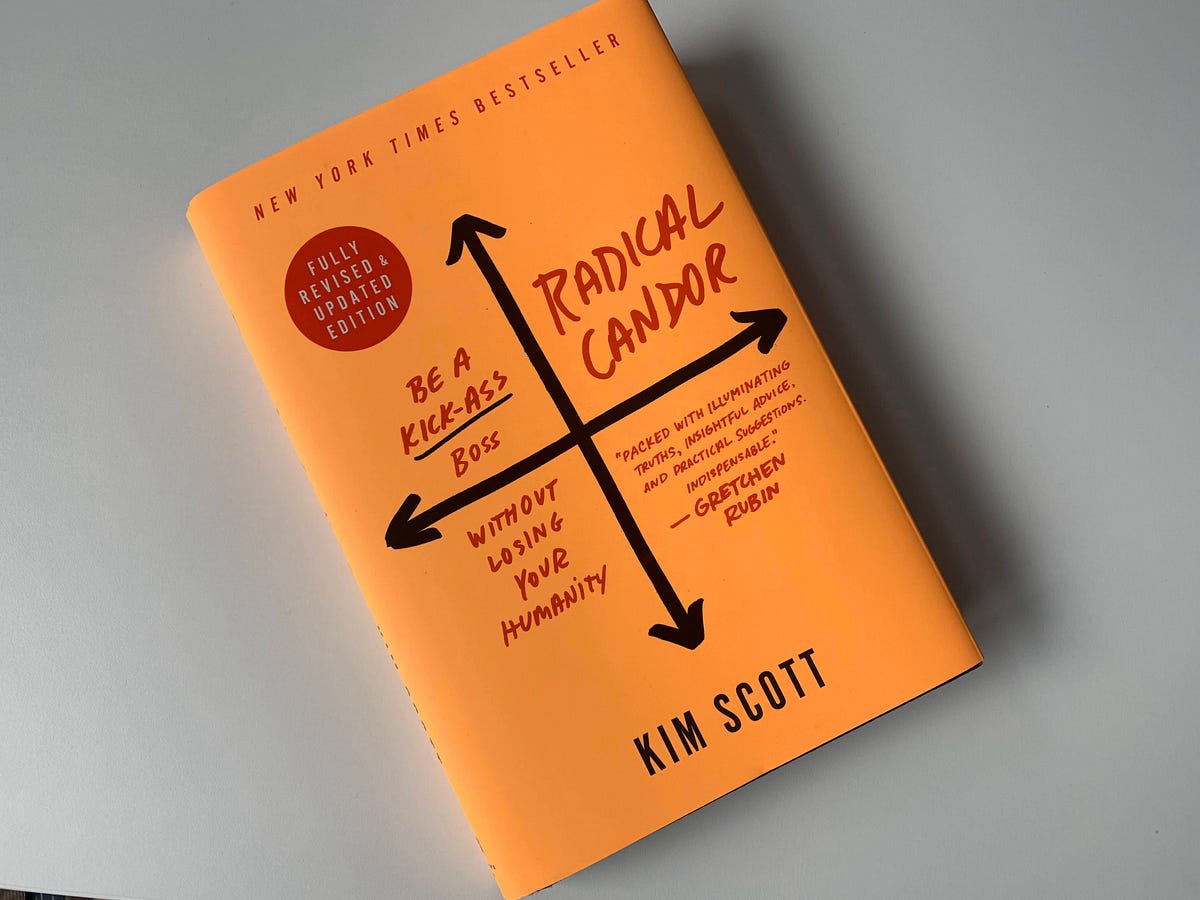 Book Summary - Radical Candor (Kim Scott)