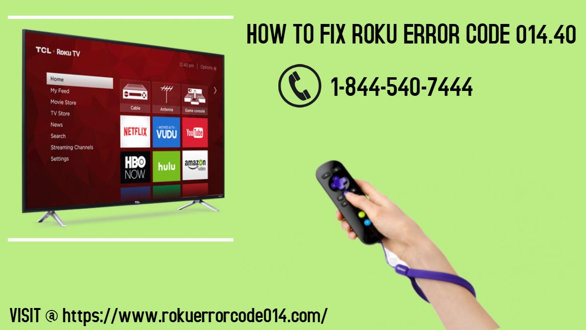 ROKU ERROR CODE 014.40. Roku is a line of online media players… by