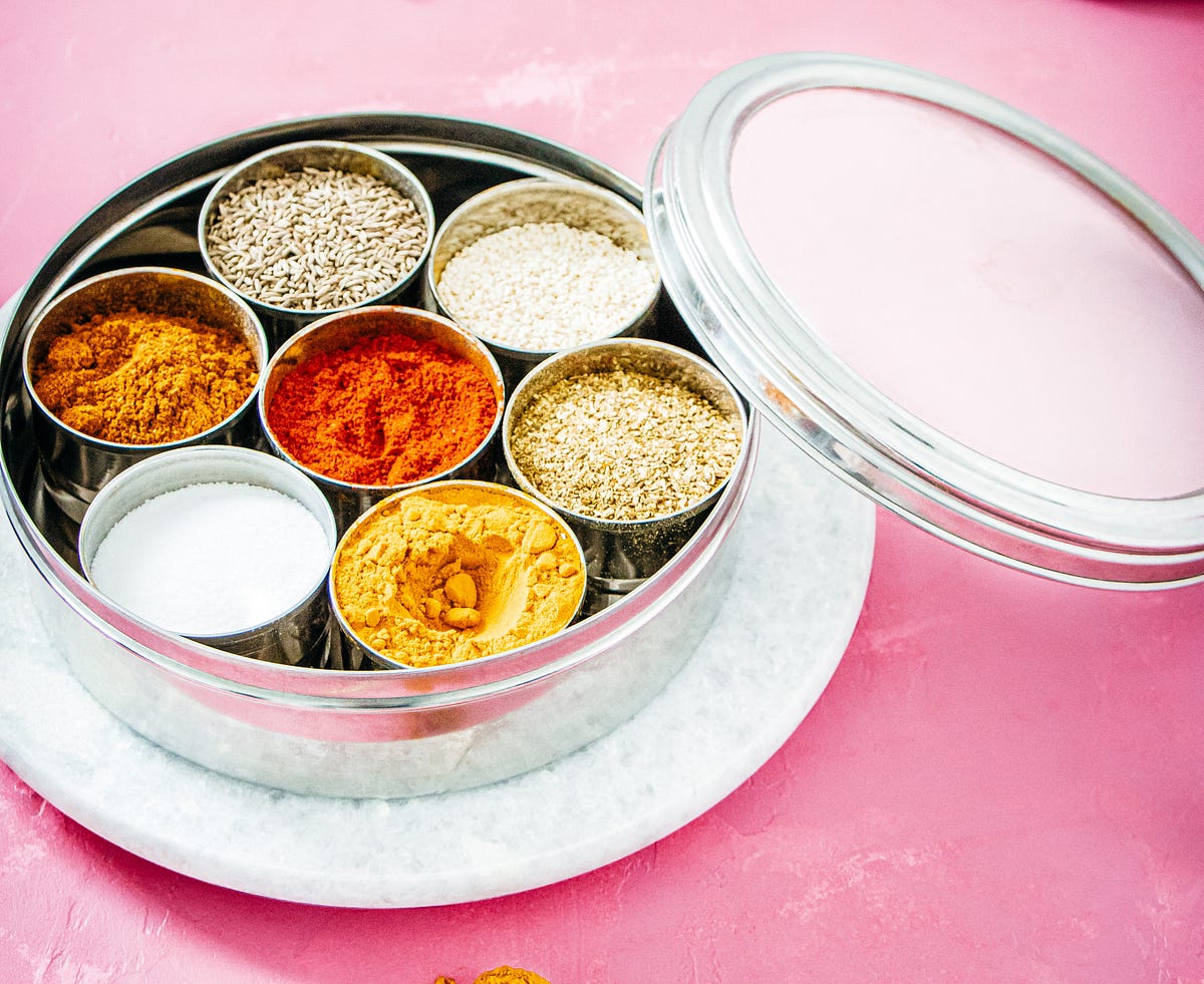 Indian Spice Box (Masala Dabba) - Spice Up The Curry