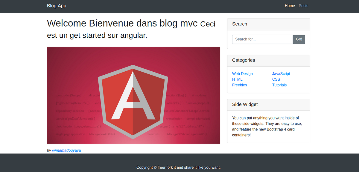 Blog application sample using spring boot and angular | by MAMADOU YAYA ...