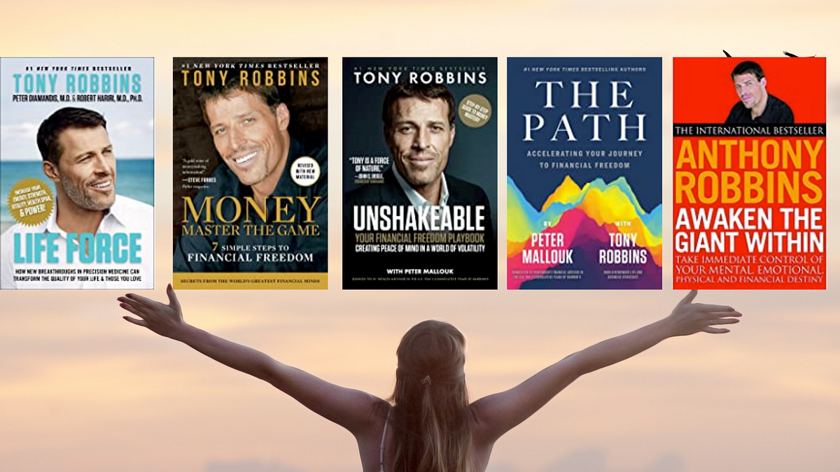 List of Tony Robbins Books. The best books by Tony Robbins, by Vinod  Sharma, Vinod Sharma's Articles