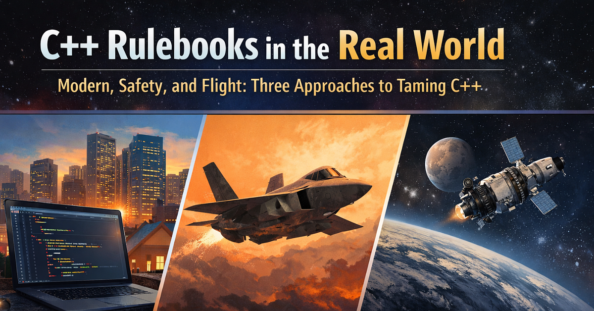 C++ Rulebooks in the Real World. Three ways to tame C++ — built for ...