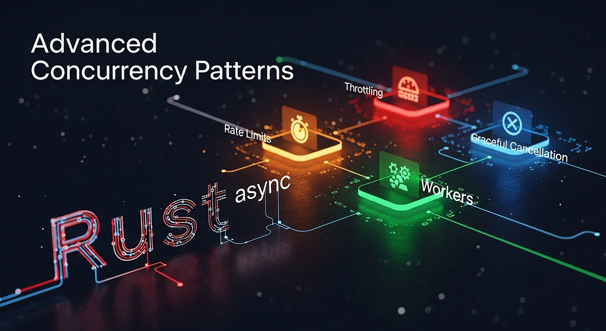 🔄 Rust Async : Advanced Concurrency Patterns — Workers, Throttling ...
