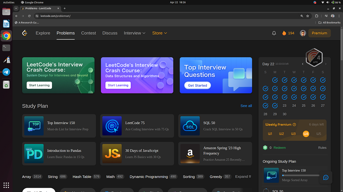 LeetCode Roadmap. Assalomu alaykum. Ko’pchiligimiz… | by Otabek ...