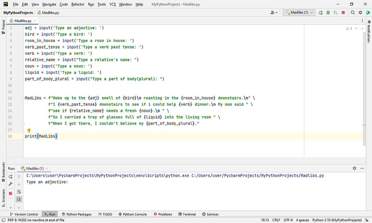 The Power of the ‘f’ string. - Ozi Sadiq-Kasai - Medium