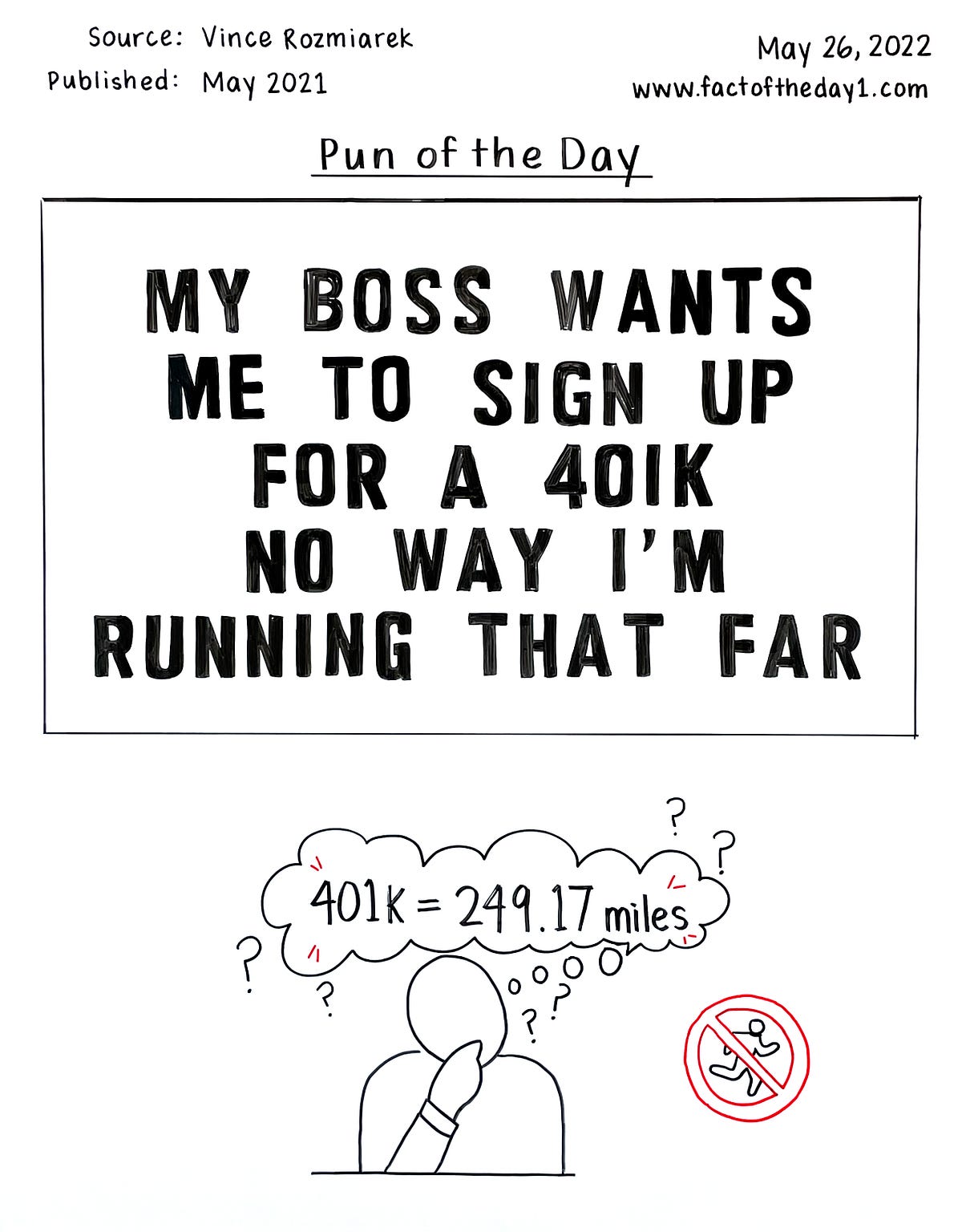 May 26 Pun of the Day Fact of the Day 1 Medium