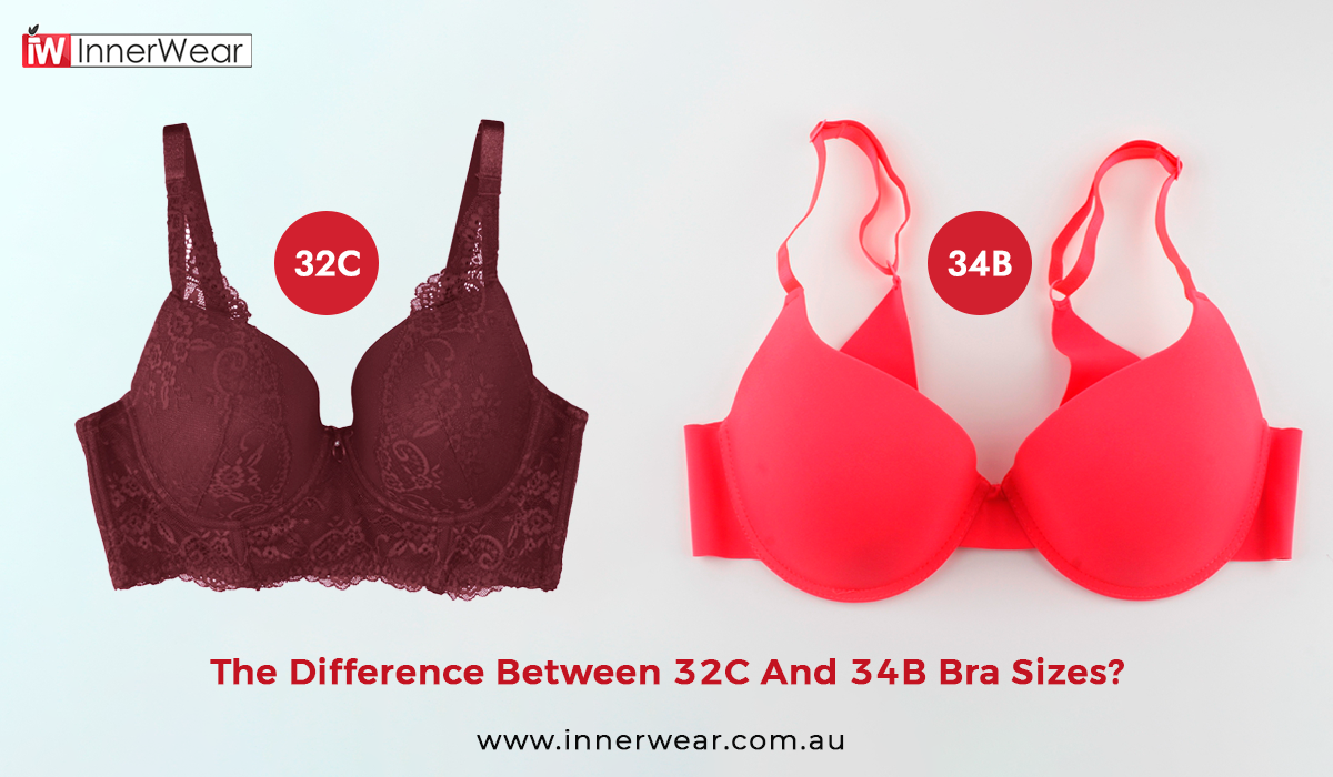 The Difference Between 32C and 34B Bra Sizes, Innerwear Australia, by  Innerwear Australia