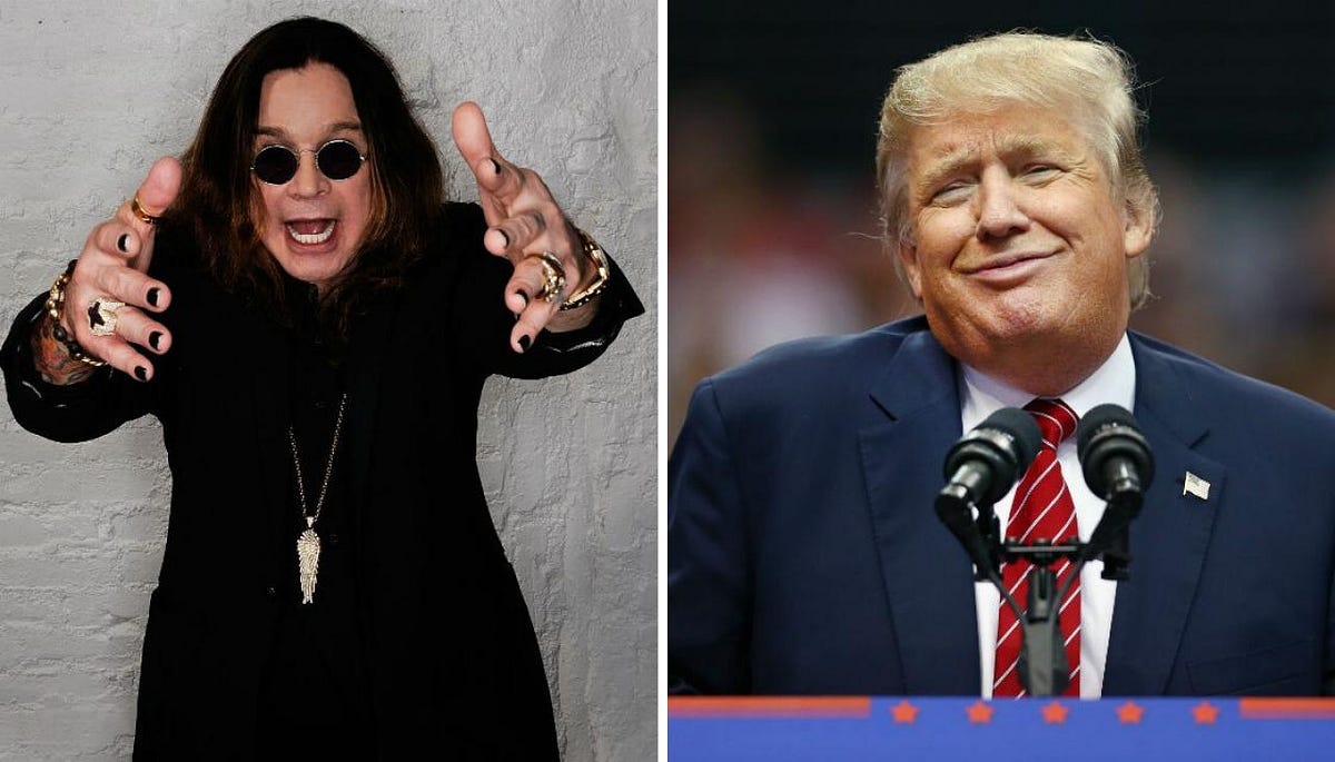 ozzy osbourne endorses trump