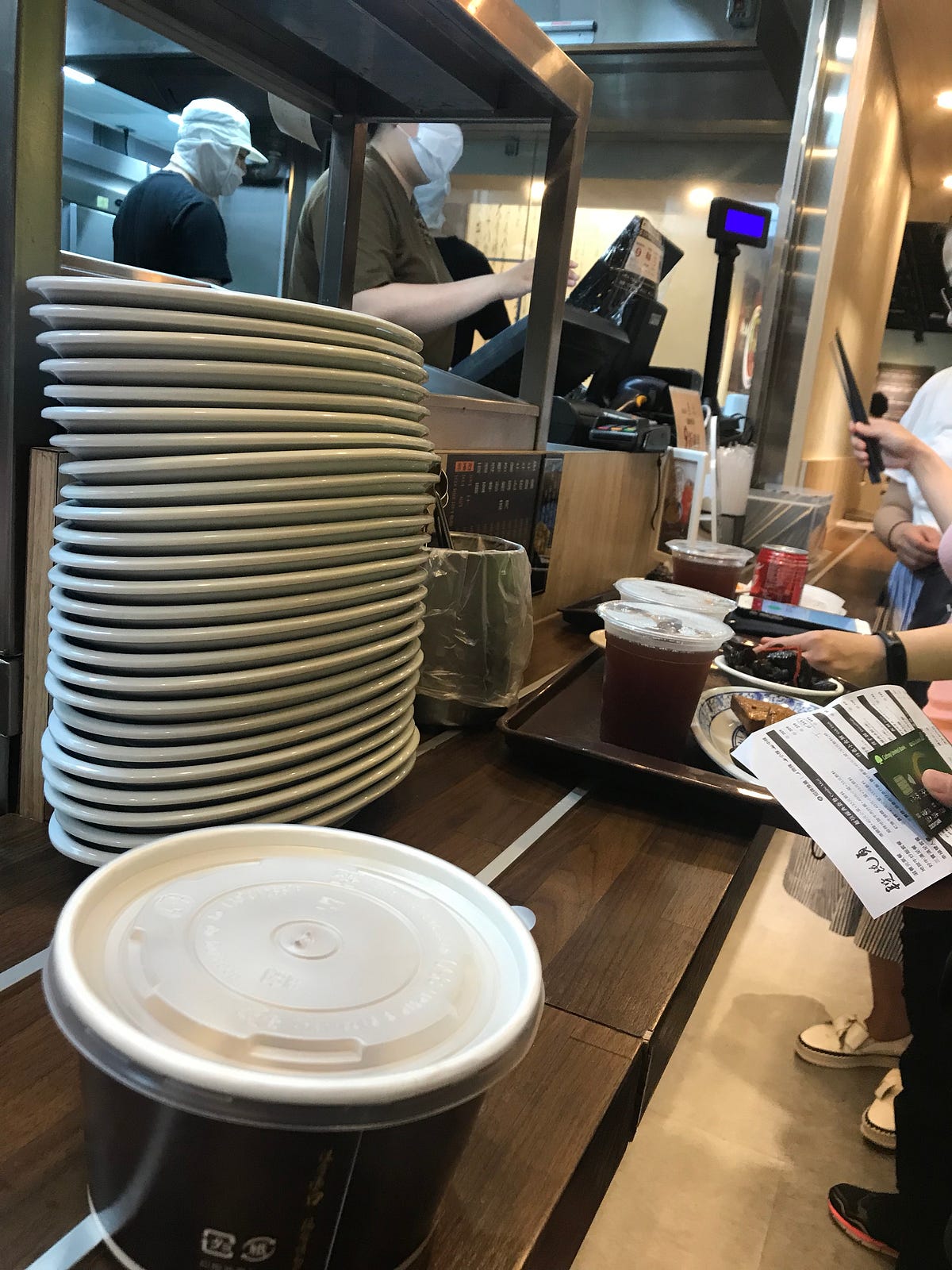 How does reducing plastic bags policy make impact on good service in