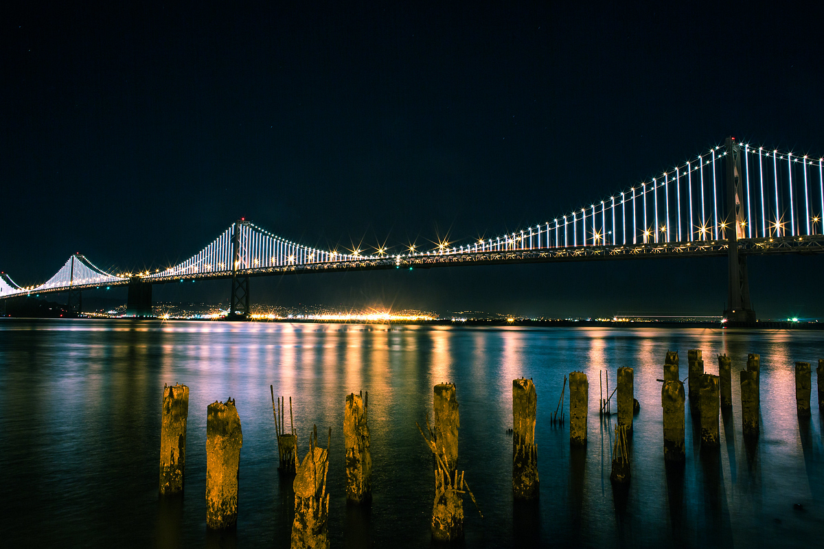 Image of: Love, loss, and the Bay Bridge lights