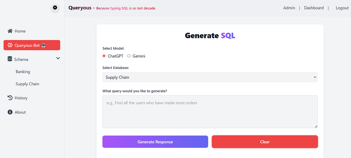 Queryous: Bridging Human Language and SQL with AI-Powered Data ...