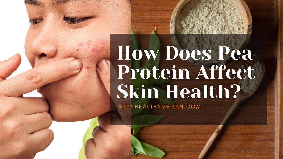 Does Pea Protein Cause Acne? Best Pea Protein For Good Skin Health by Healthy Vegan Medium