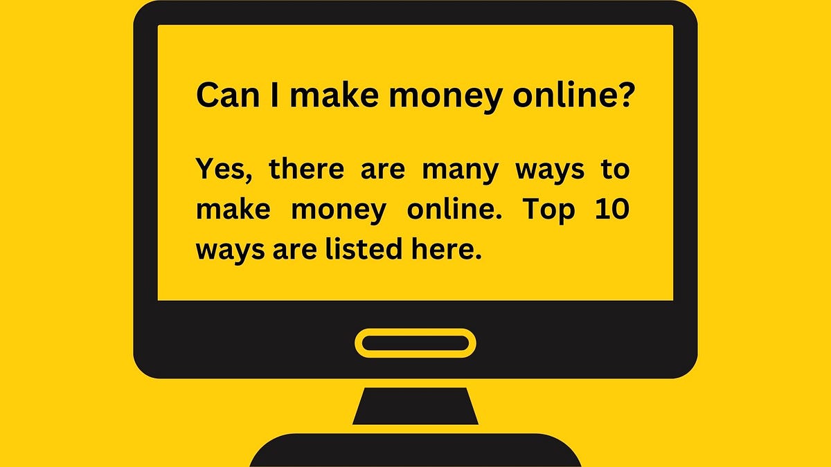 How to make money online Engr Zahid Hussain Medium