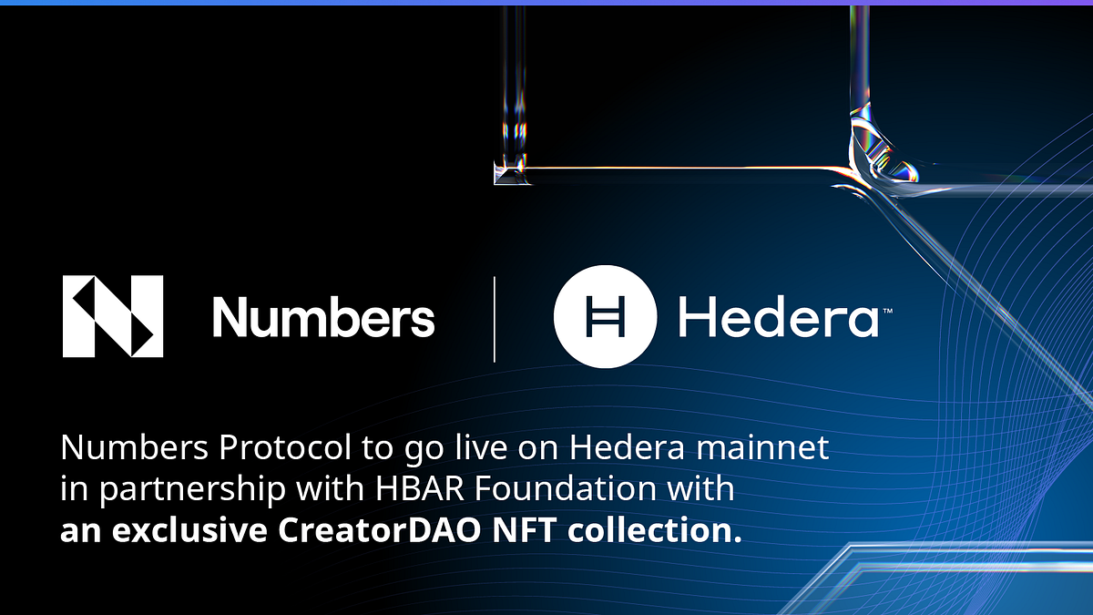 Numbers Protocol Partner with Hedera to Empower and Bring Accountability to  the Web3 Creative Economy | by Numbers | Numbers Protocol | Medium