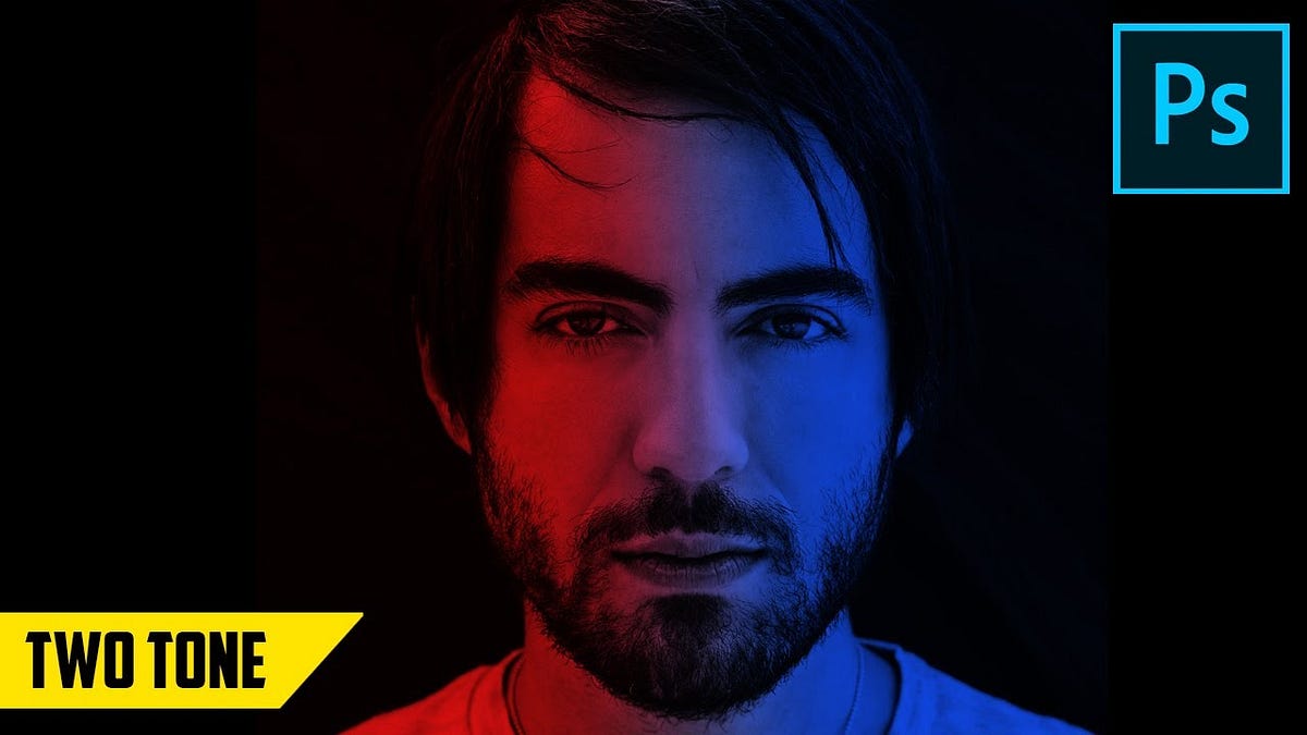 Dual Tone Face Portrait Effect — Tutorial Cool Photo Tuts
