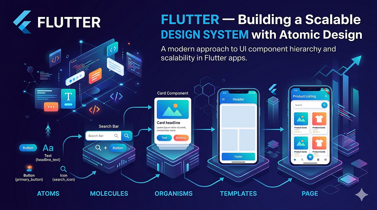 Flutter — Building a Scalable Design System with Atomic Design | by ...