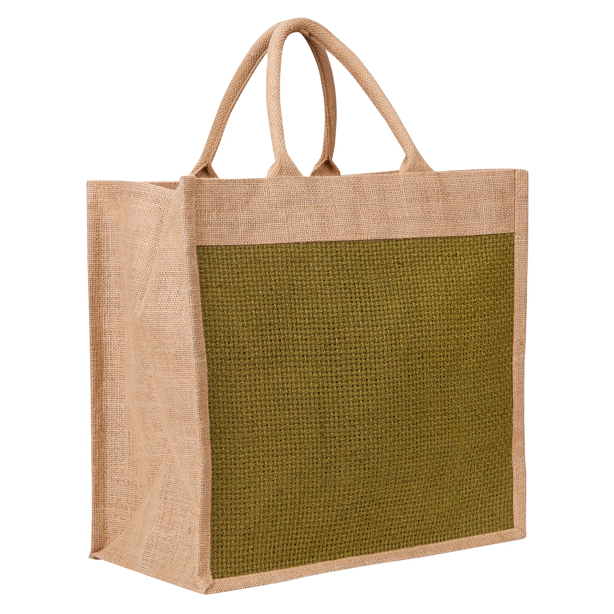 Buy Green Jute Bags With Zip Online in India Cottagejute Medium