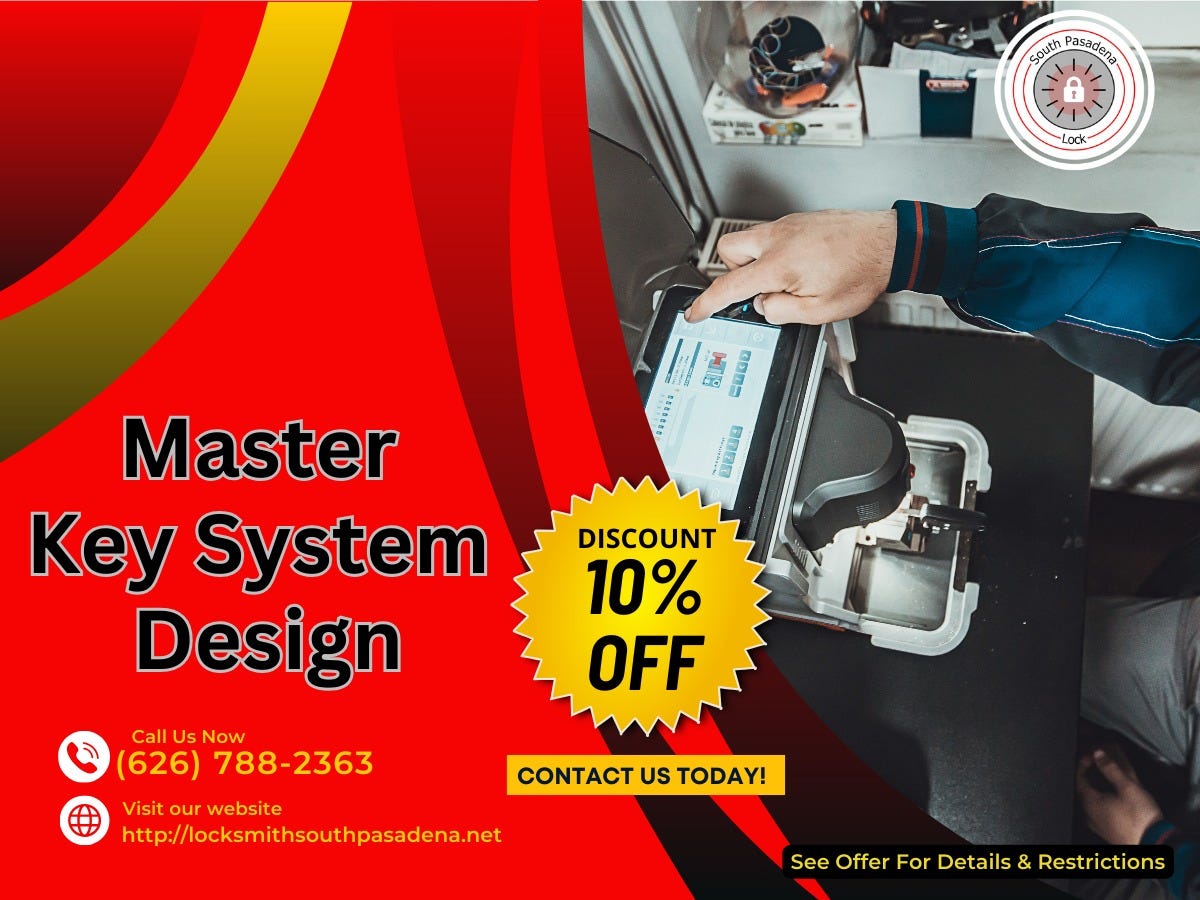 Master Key System Design in South Pasadena, CA