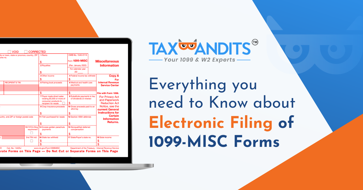 Everything you need to Know about Electronic Filing of 1099MISC Forms