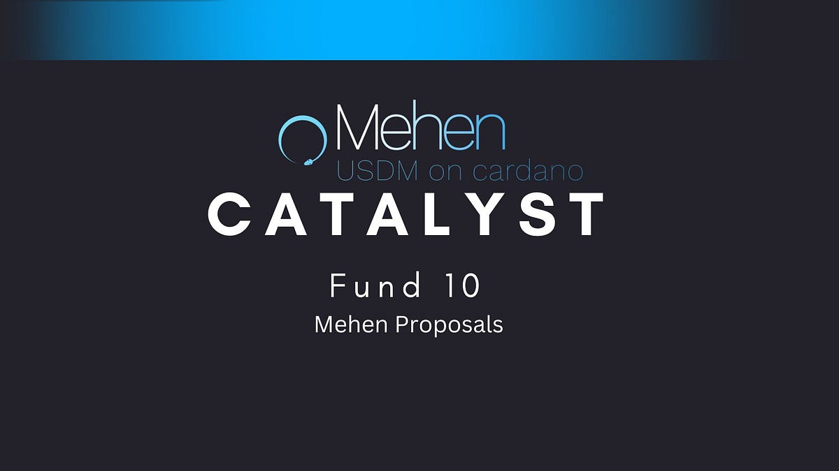 Announcement Mehen Catalyst Proposal by Mehen Innovations Jul