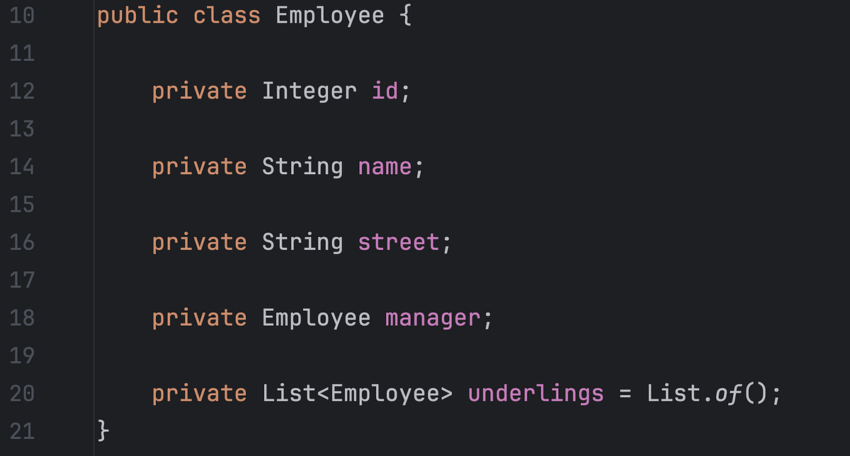 Fix circular references issues in Jackson | Javarevisited