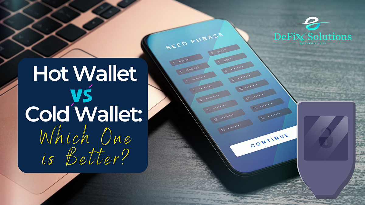 Hot Wallet vs. Cold Wallet Which One is Better? by DEFIX SOLUTIONS
